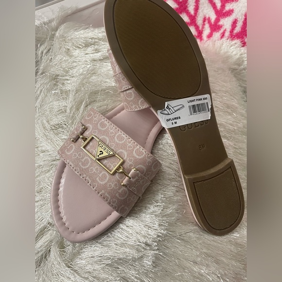 GUESS pink sandals NWT size 8 - Picture 3 of 4